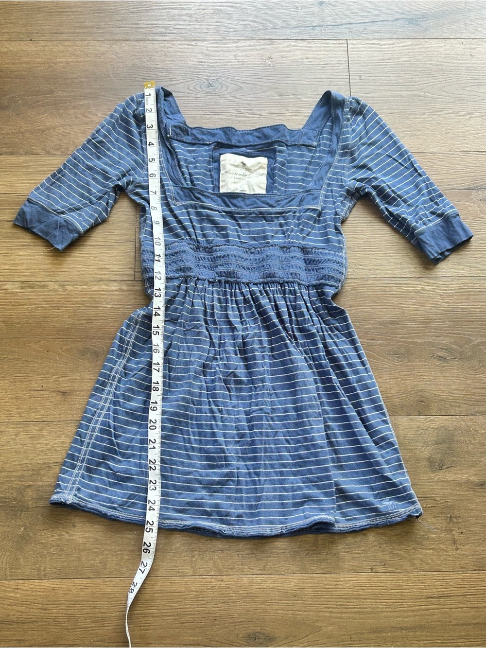 Abercrombie & Fitch Blue Striped Knit Tunic - Picture 5 of 5